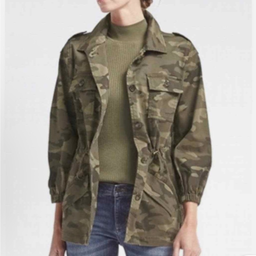 Banana Republic Camouflage Utility Jacket